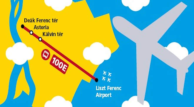 100E repülőtéri busz