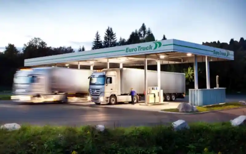 OMV Euro Truck töltőállomás